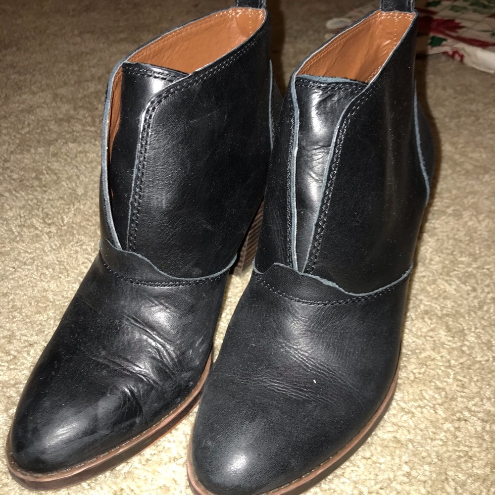 heeled booties - lucky brand